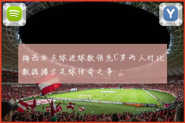 梅西非点球进球数领先C罗两人对比数据揭示足球传奇之争